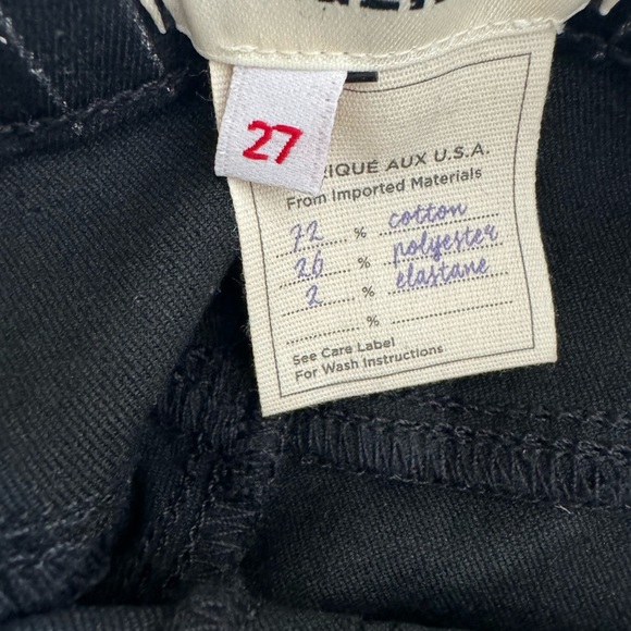 L’Agence NWT black and silver glitter pants Sz 27 - Picture 4 of 6